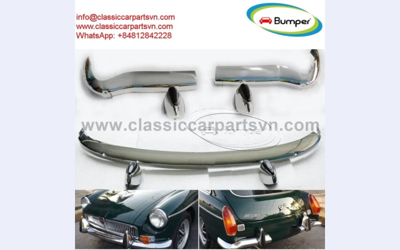 MGB GT 1970 Split bumpers full set new