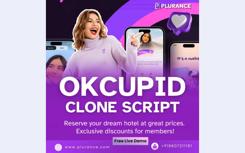 Build Your Smart Matchmaking App Instantly With Okcupid Clone Script