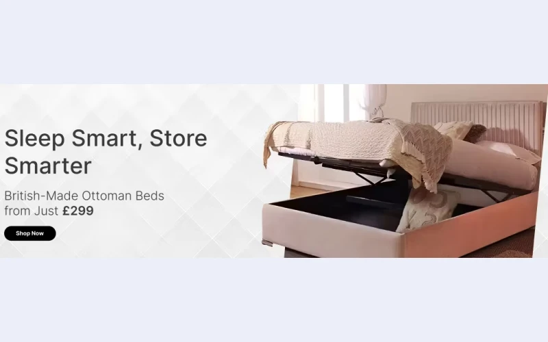 Premium Ottoman Storage Bed - Space-Saving Solution