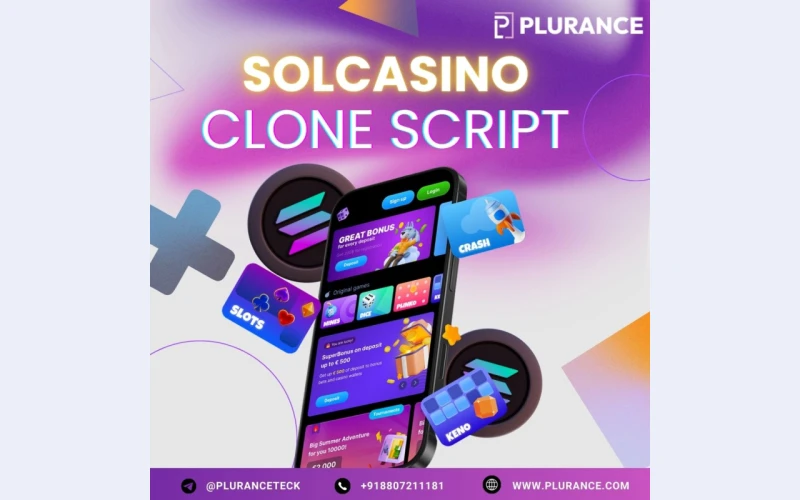 Solcasino Clone Script: Launch Your Solana Based Casino Gaming Platform Instantly With Low Cost